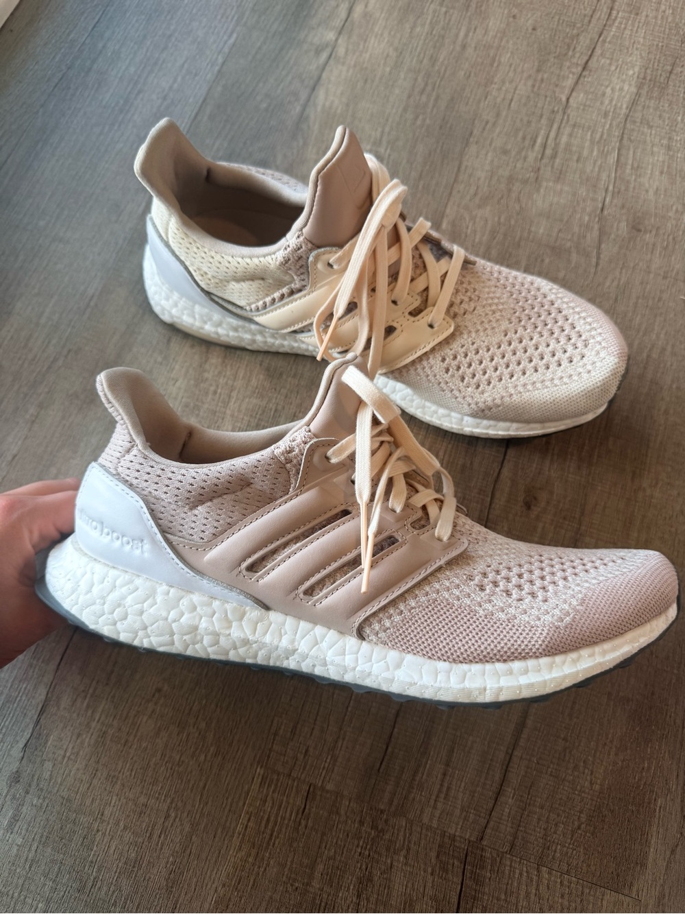 Women’s adidas Ultra Boost in Two-Tone Light Blush